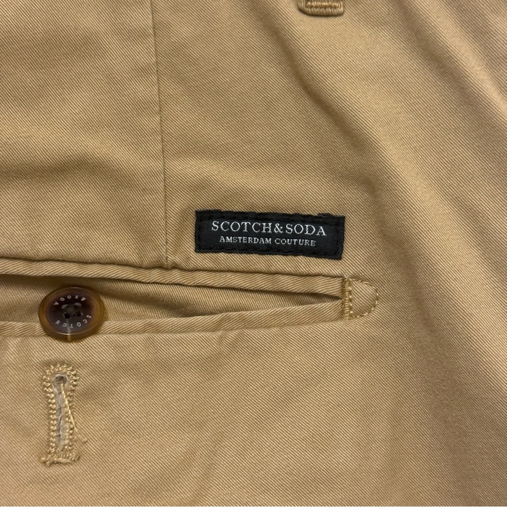 Scotch & Soda Men’s Chino Pants – W32 L30 – Sand Color - Picture 4 of 5